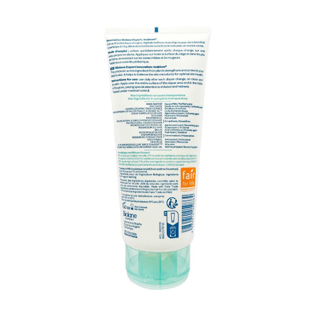 Biolane 法國貝兒 Expert有機抗敏換片膏 75 ml
