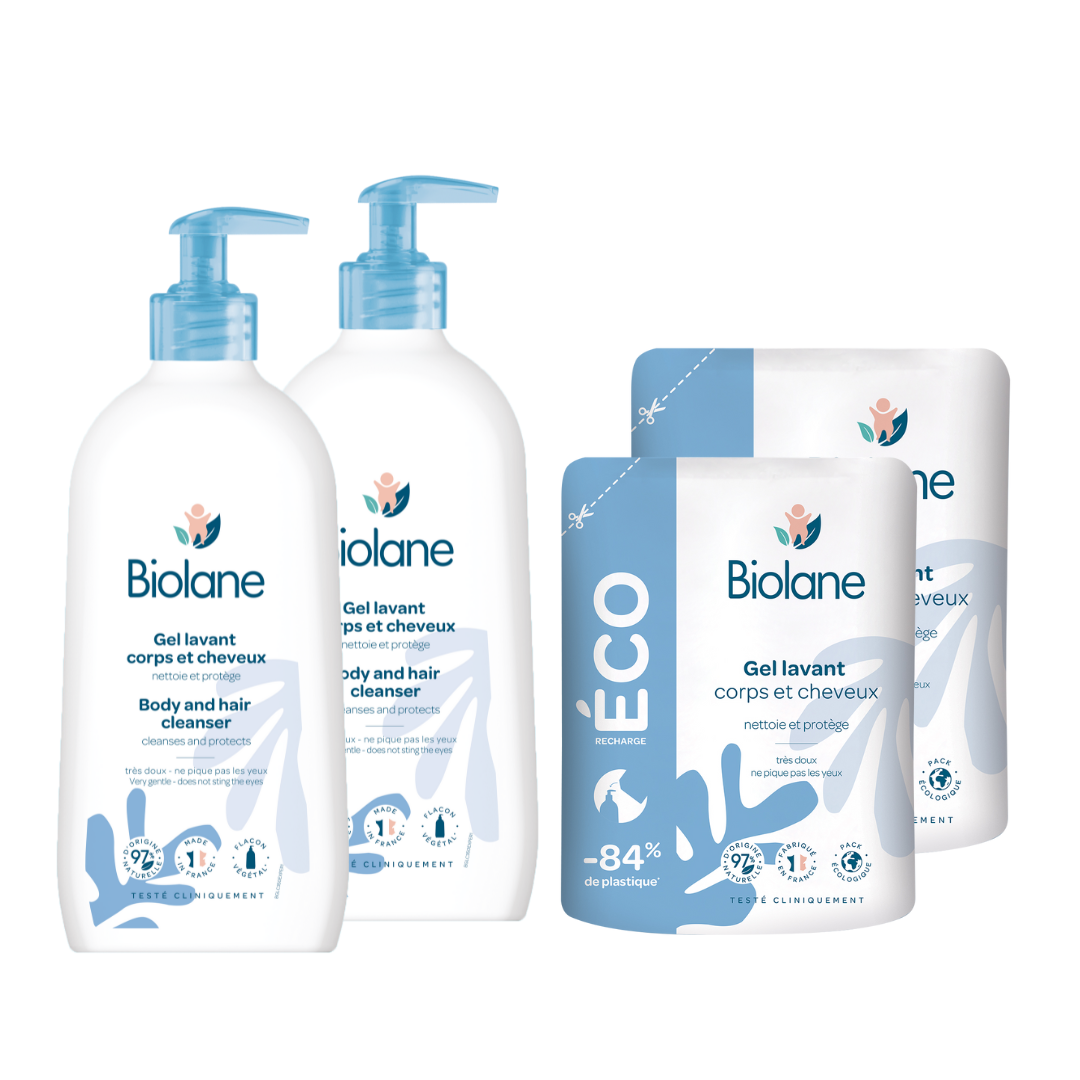 Biolane 法國貝兒 溫和洗保護套裝(3件裝)