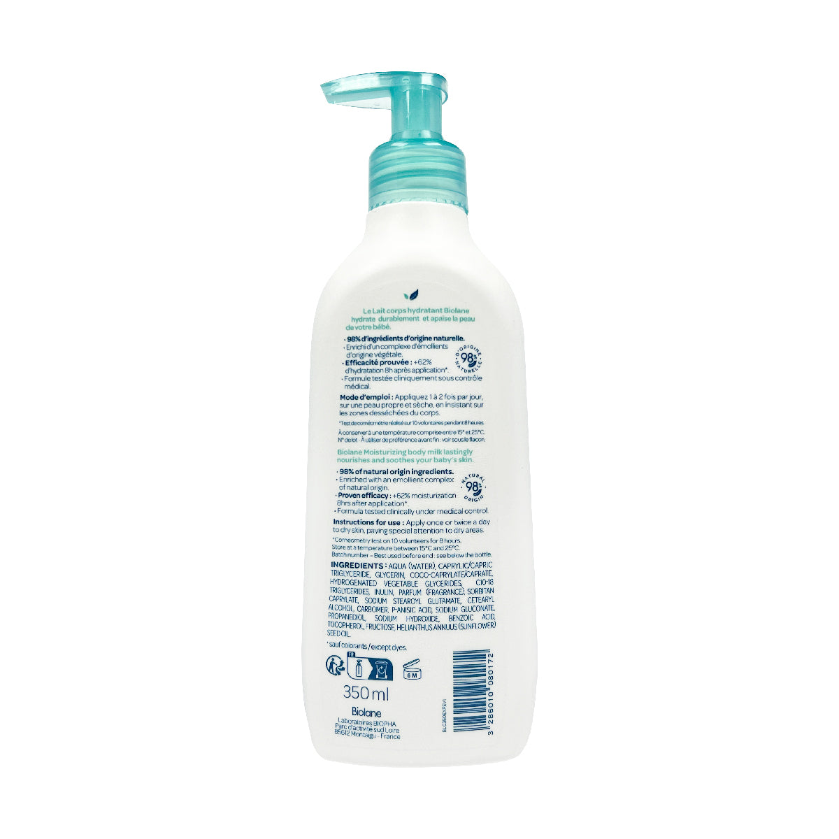 Biolane 法國貝兒 小兒冷霜乳液 (面及全身) 350 ml