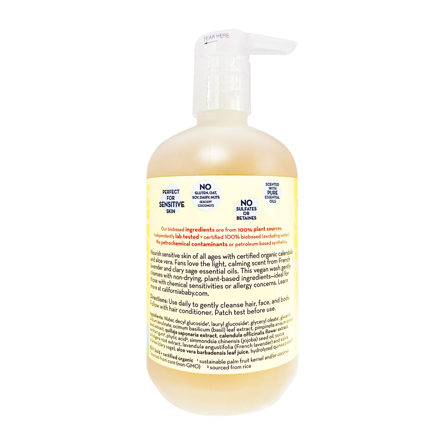 California Baby二合一洗髮沐浴露 562 ml