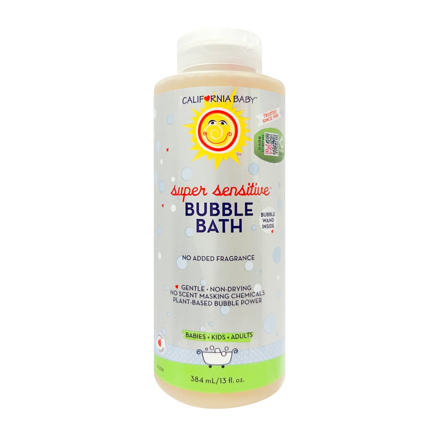 California Baby 尤加利葉泡泡浴 384 ml