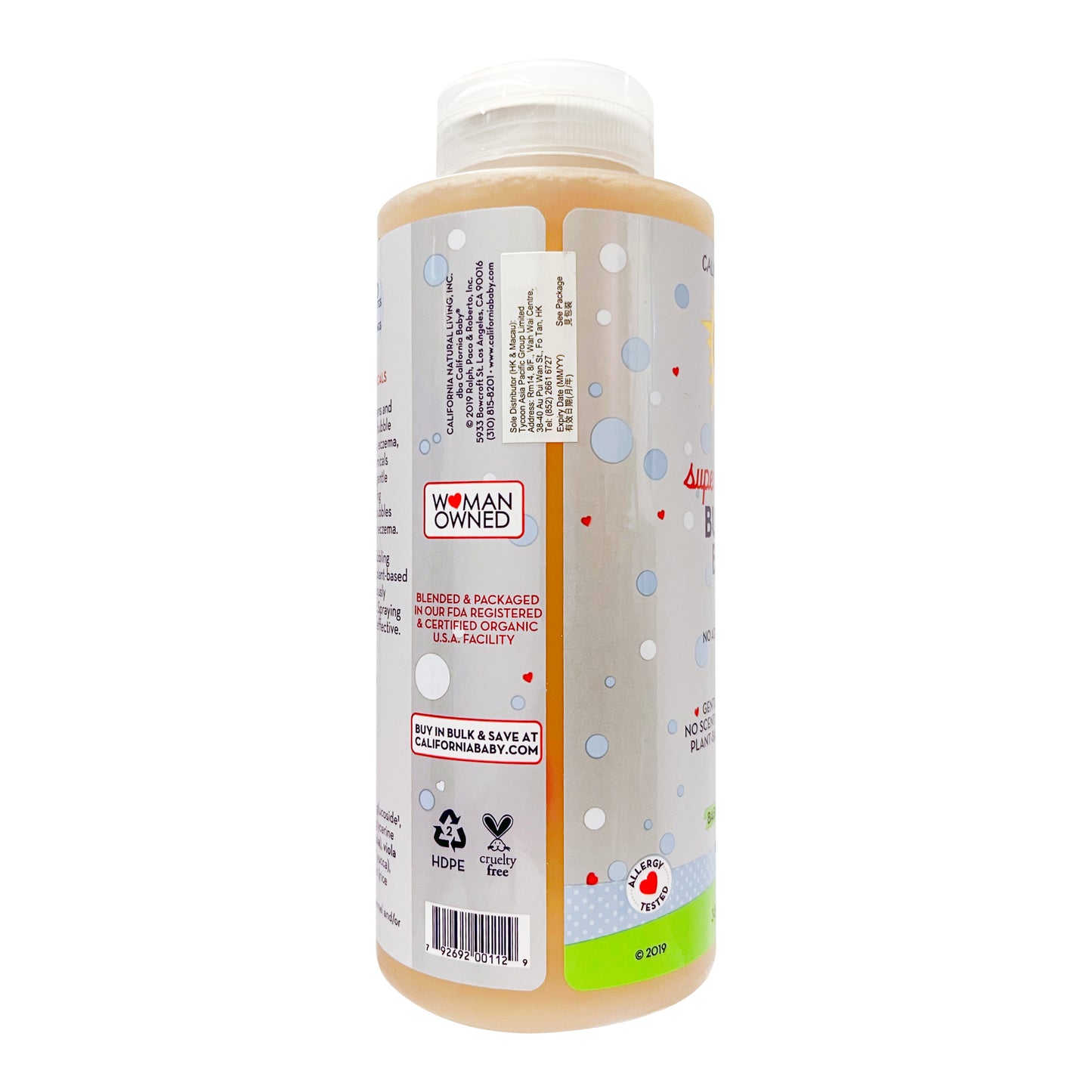 California Baby 尤加利葉泡泡浴 384 ml