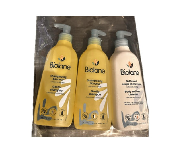 員工優惠/ Biolance溫和洗髮露&2合1沐浴/洗髮啫喱優惠套裝3pcs